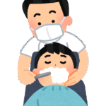 散髪屋さんでのお顔そりは気持ちが良いよ